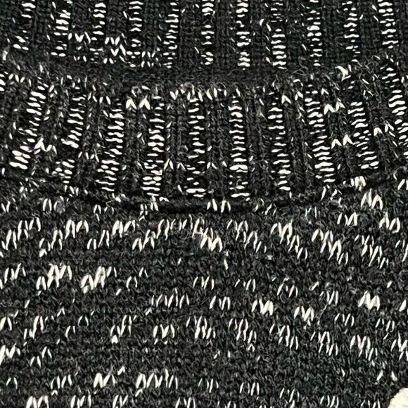 Lucky Brand Black Embroidered Twill pullover Sweater Sz Womens M - Picture 4 of 8